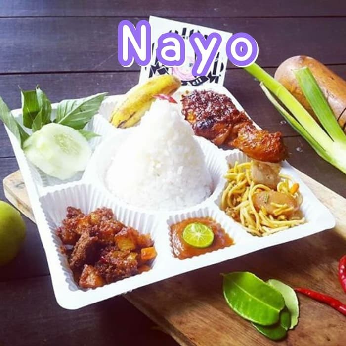 Mika 7 sekat (50 pcs)/ Mika untuk dus kotak/ mika bulat