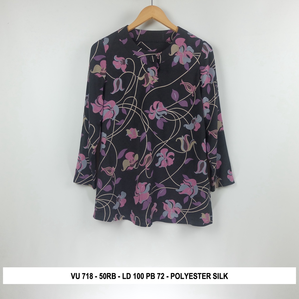Thrift Blouse Vintage | Kode V3-VU 718