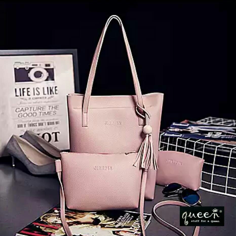 LB 241 - TAS 6 IN 1 - TAS 6IN1 - TAS PAKET WANITA - TAS IMPORT WANITA - EXOXY FENIM WEEDO.CO.ID