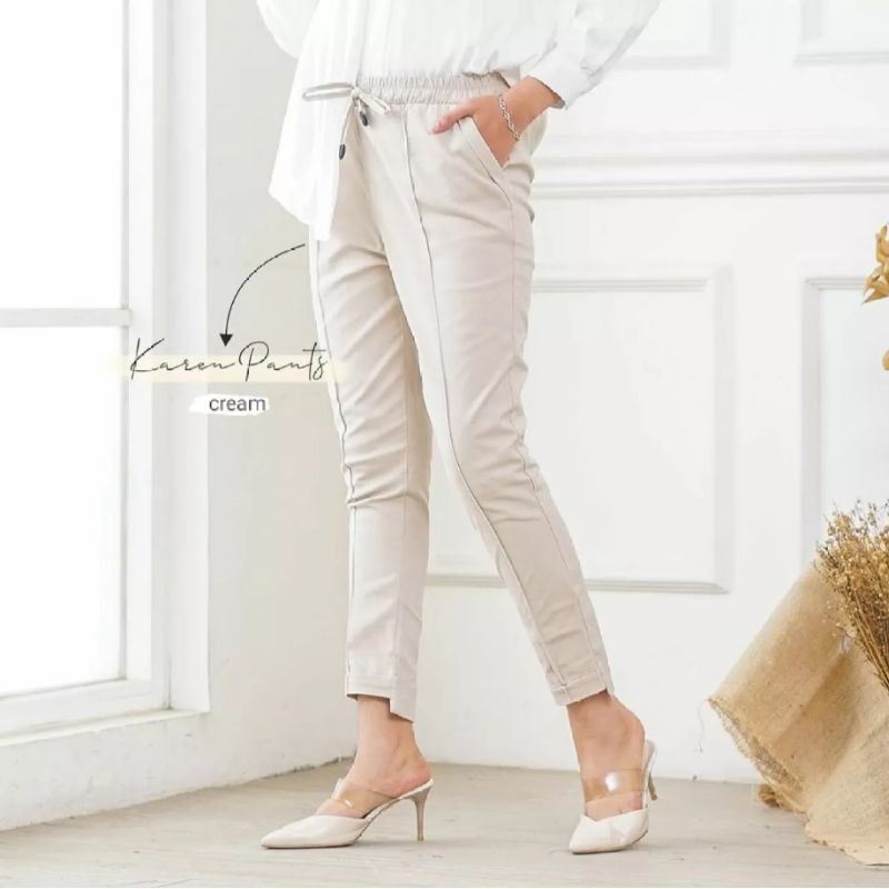 Baggy Pants Twill Premium Celana Wanita