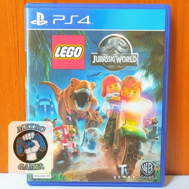 Lego Jurassic World PS4 Kaset Lego Jurassicworld Playstation PS 4 5 CD BD Game Games Jurasic Worlds dinosaurus dino lego avengers city undercover batman evolution super heroes mainan anak ps4 ps5 original asli ori