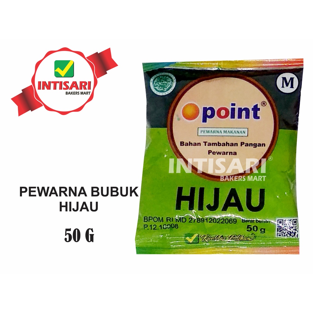 

PEWARNA BUBUK HIJAU 50 G