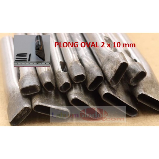 

Plong Oval 2mm x 10mm - Punch Hole Leather Oval-Plong/Pembolong Oval 2mm x10mm