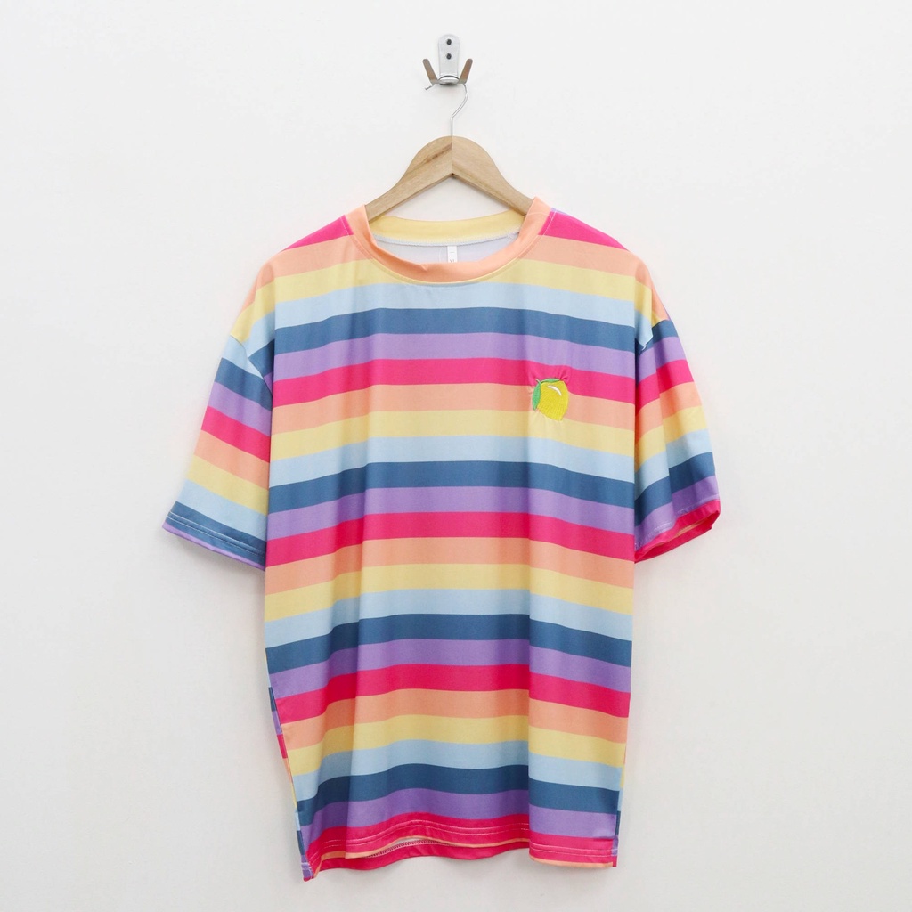 Oversize tee top lemon - Thejanclothes