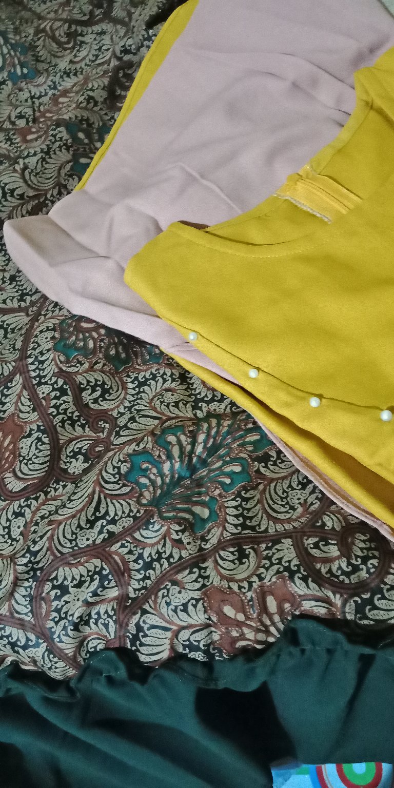 Gamis Batik Rempel Ready Jumbo Ld 120cm