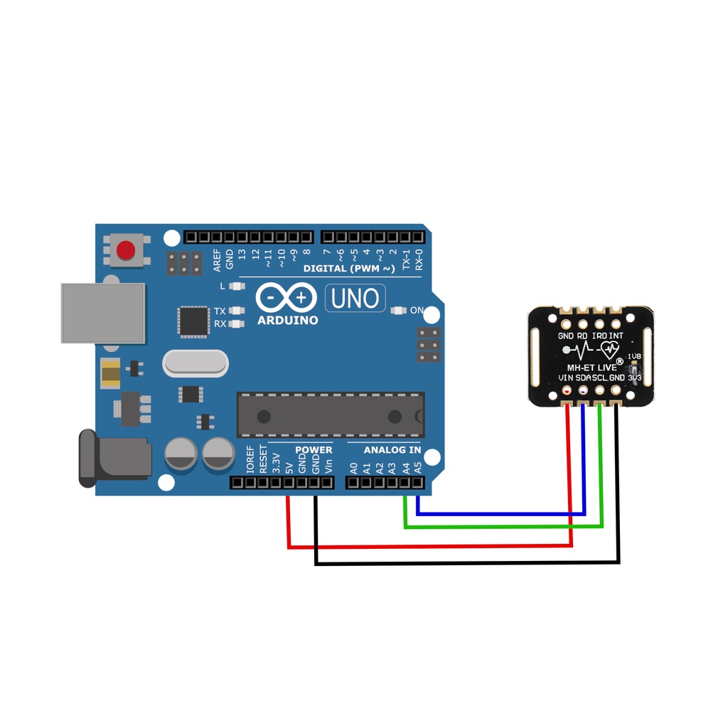 MAX30102 Heart rate Pulse and Oximeter Module Sensor Denyut Jantung O2