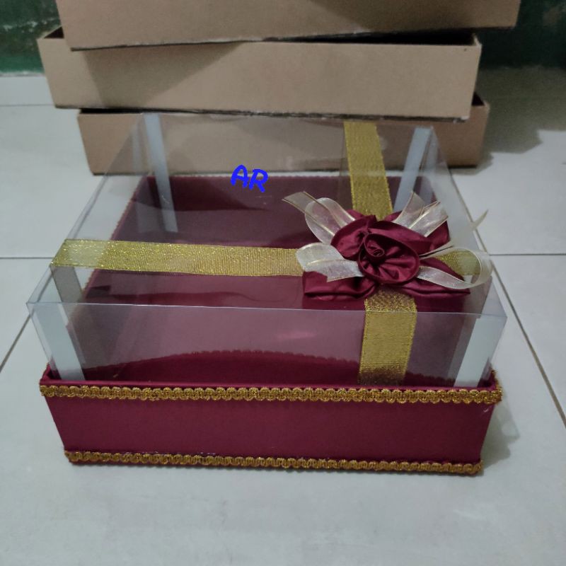 kotak Hantaran kue / Serbaguna Mika maron