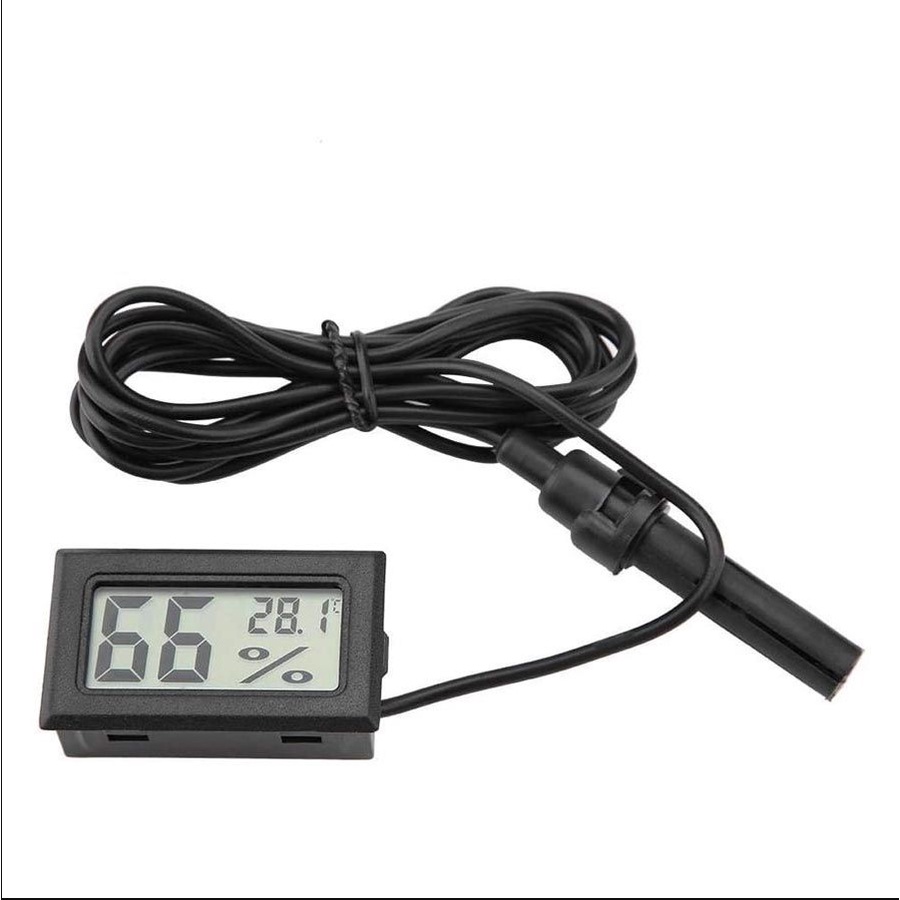 Mini Thermometer Higrometer Dengan Kabel Sensor