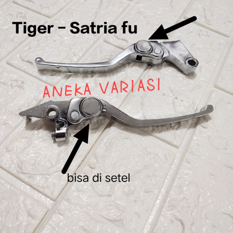 Handle rem setel satria Fu - Honda Tiger finishing chrome