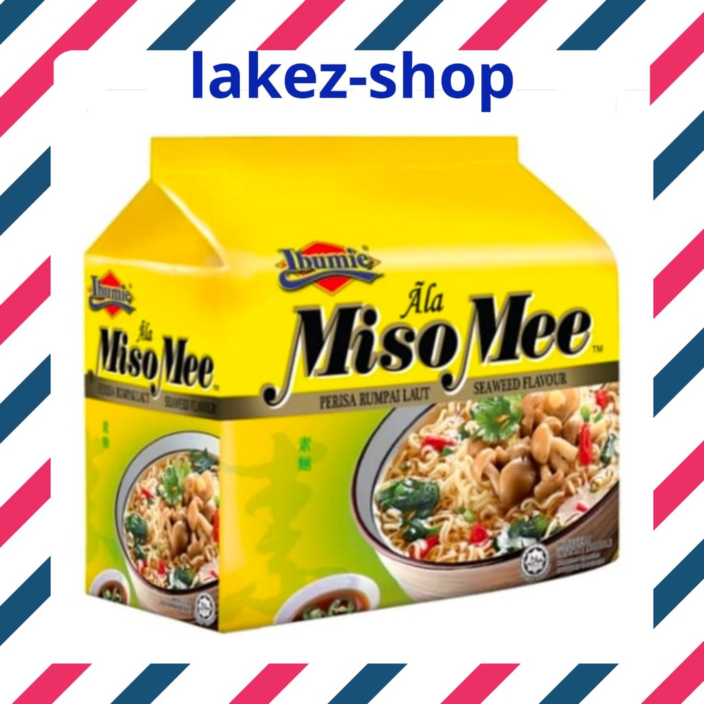 Ibumie MisoMee/ Miso mee/ Mie Kuah Rasa Seaweed/ soup noodle 80grm