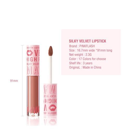 PINKFLASH Velvet Matte Lip Cream Smooth High Pigment Lasting - Lipstick Tahan Air