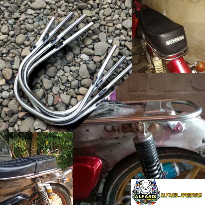 BEHEL BEGEL PLANGER BELAKANG HONDA C70 C80 V80 CROM BEHEL PLANGER C70 BEGEL PLANGER C70