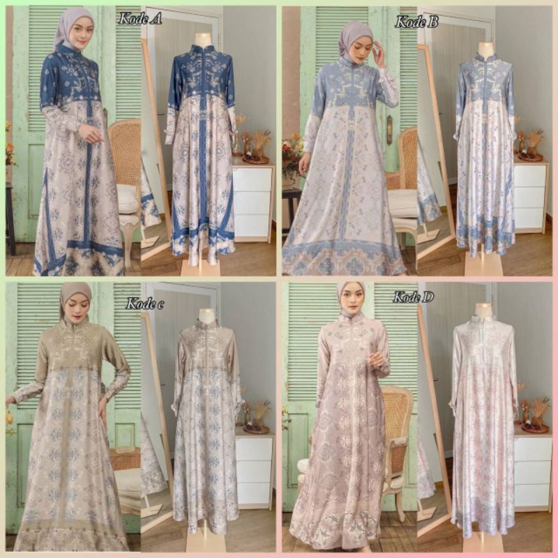 Gamis Silk Dior Dress Dior Silky Gamis Muslim