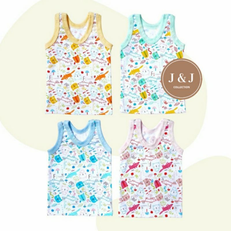Kaos Singlet Bayi / Kaos Singlet Anak Motif