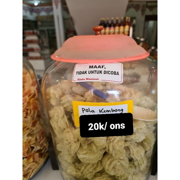 

Manisan Pala Kembang Putih Produksi Manisan Sinta Oleh Oleh Khas Cirebon