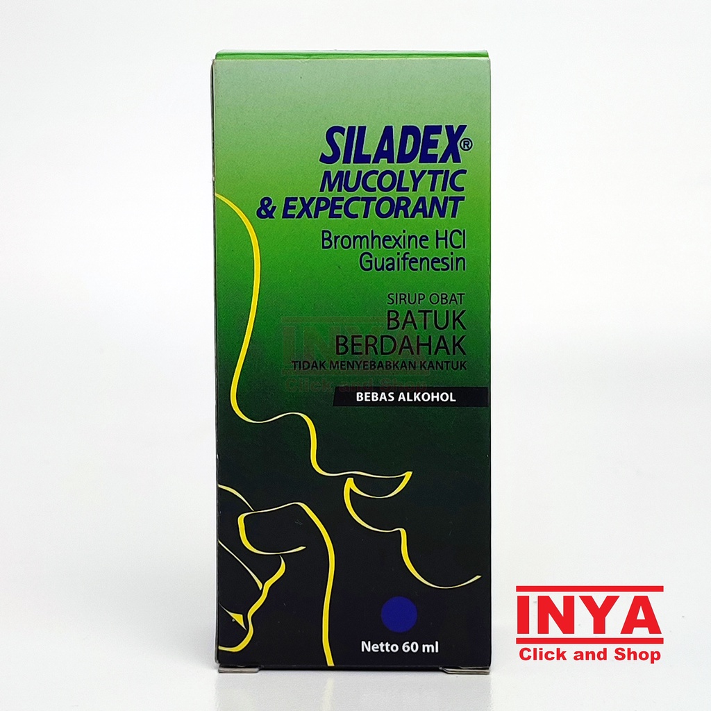 SILADEX MUCOLYTIC &amp; EXPECTORANT BATUK BERDAHAK 60ml - Obat Batuk