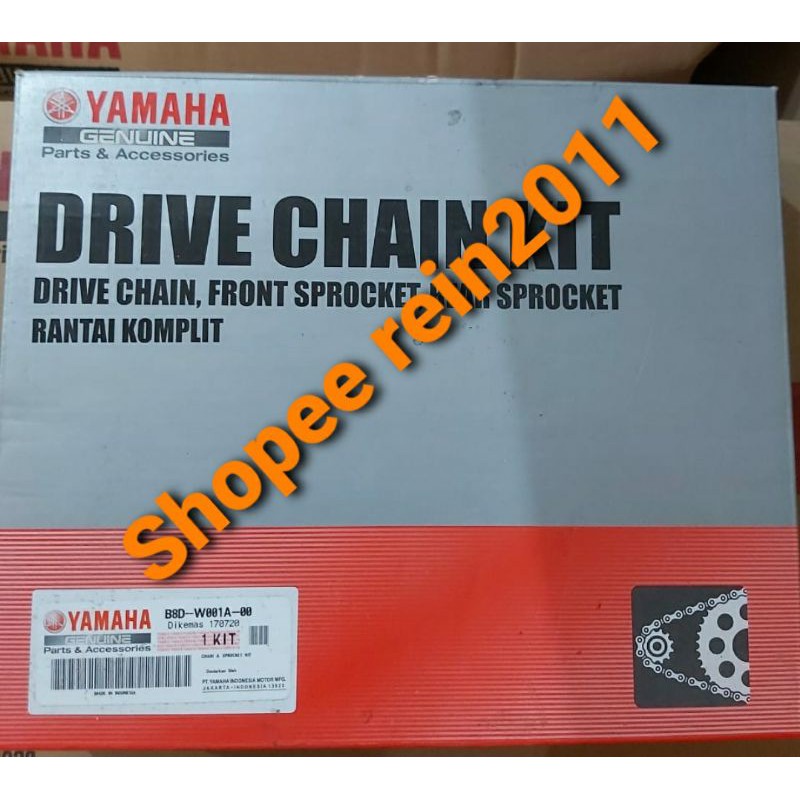 GIR GEAR SET MT15 MT 15 ASLI ORI YAMAHA B8D W001A 00