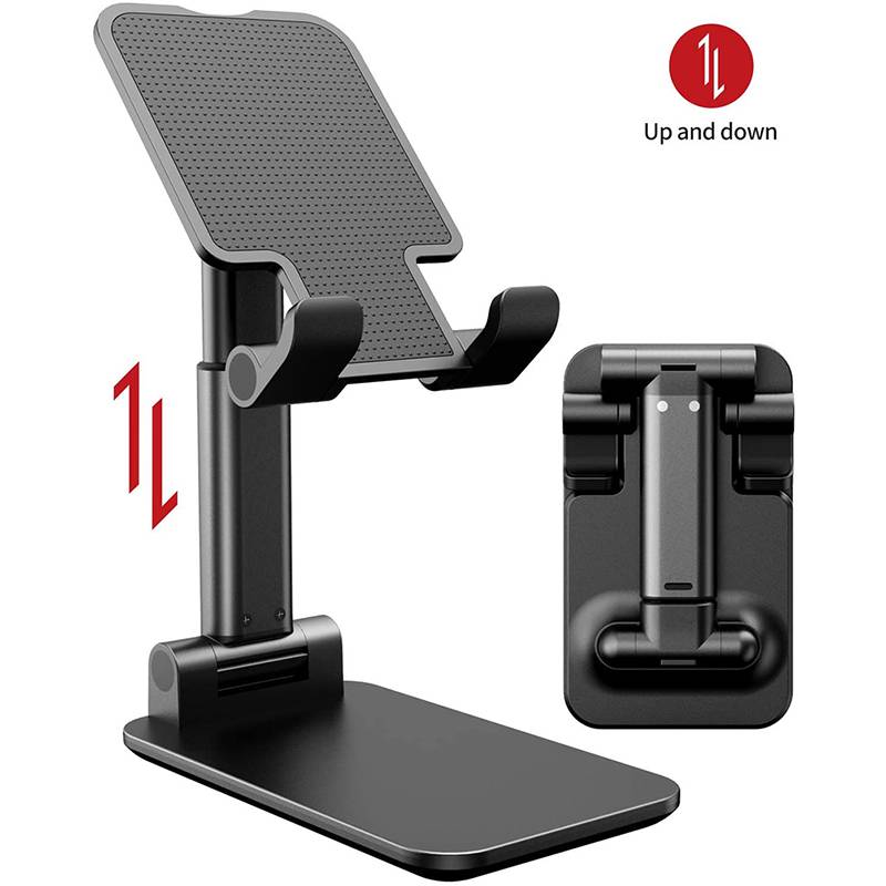 Stand Holder Hp / Tablet Bahan Metal Bisa Dilipat Untuk Iphone / Ipad / Xiaomi / Huawei