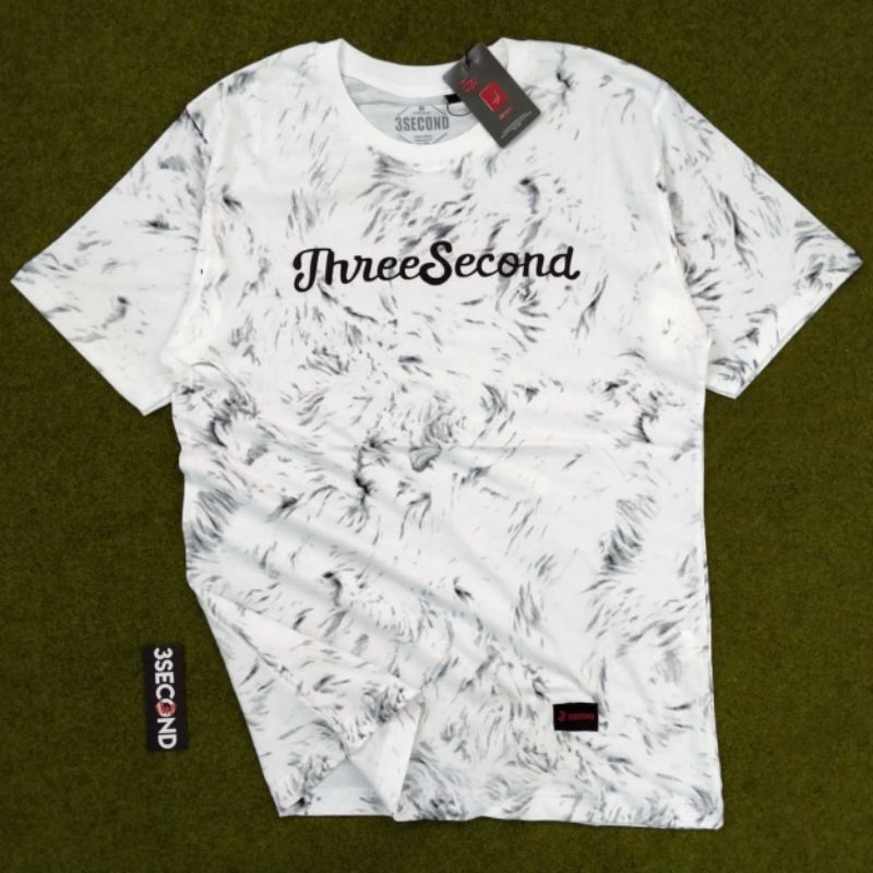 KAOS 3SECOND TSHIRT DISTRO PRIA  FREE STIKER GROSIR BAJU  MURAH