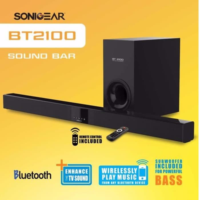 Speaker Sonicgear BT2100 Bluetooth Soundbar With Subwoofer