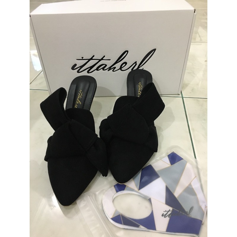 Ittaherl Jackie Mules 60mm Holiday Ink Size-38