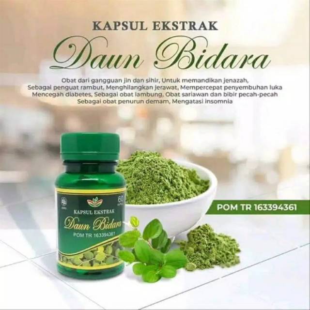 KAPSUL EXTRA BIDARA/SERBUK KAPSUL BIDARA 60 KAPSUL ORIGINAL