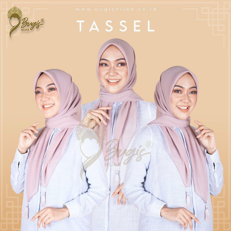Segiempat Tassel By Bugis Hijab