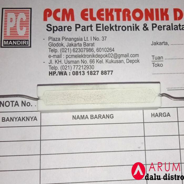 R 10W 100R 10W100Rj 100 Ohm 10 Watt 100 R Ohm Resistor Kapur 10Watt Pcmelebik54 Dijamin