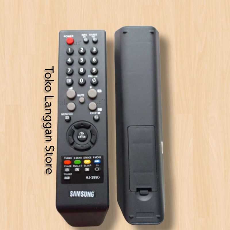 Remot Remote TV Samsung Tabung Slim Flat LCD AA59-00399D Slim Fit Tv