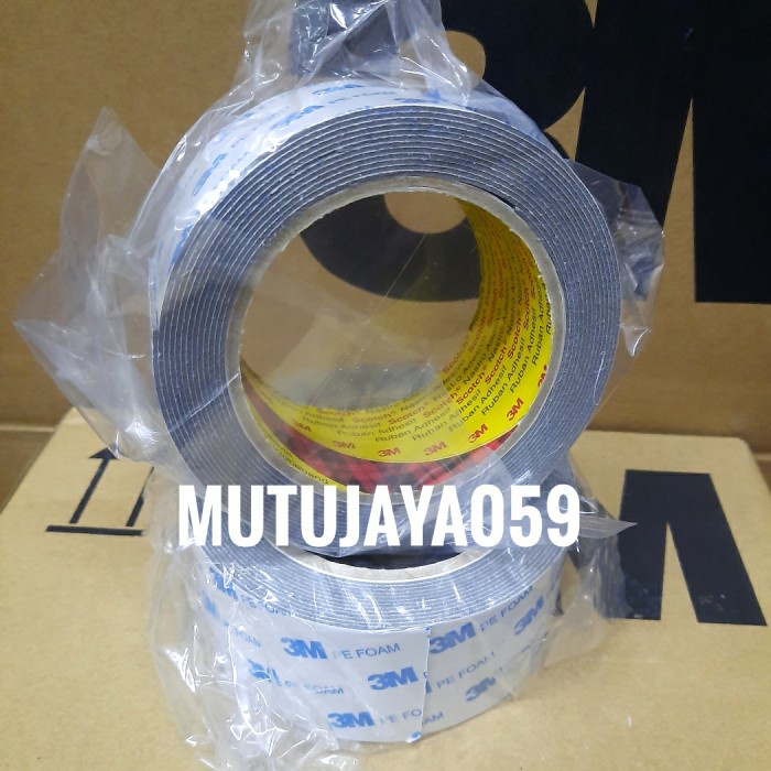 

Hemat 3M Double Tape Foam Uk 2In X 4Mtr Abu Abu Gilaa!!!