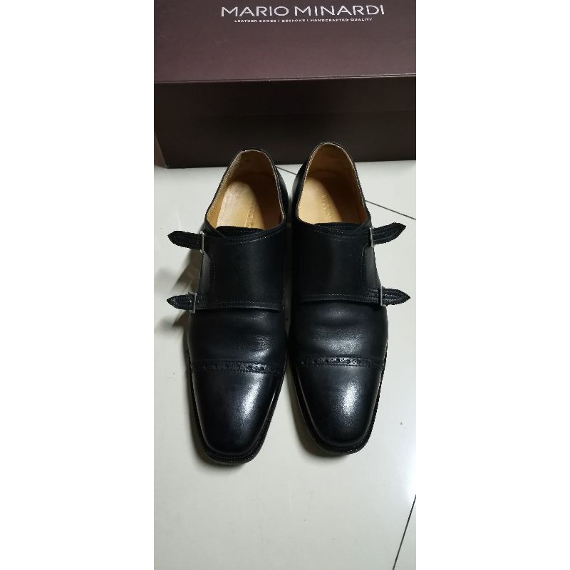 Sepatu Preloved Second Mario Minardi Double Monkstrap UK.39