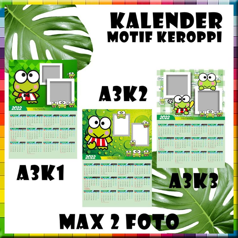 

kalender tahun 2022 motif karakter