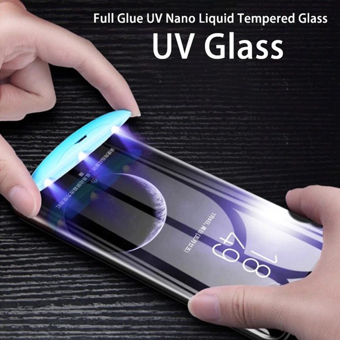 TEMPERED GLASS UV XIAOMI MI NOTE 10 ANTI GORES KACA FULL LEM ULTRAVIOLET - SCREEN PROTECTOR