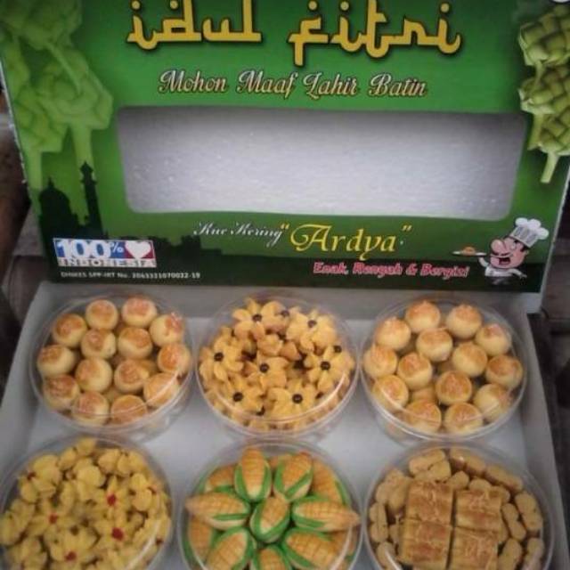 

Kue Kering Home Made PAKET MURAH ISI 6 @250gr 105.000 - 120.000