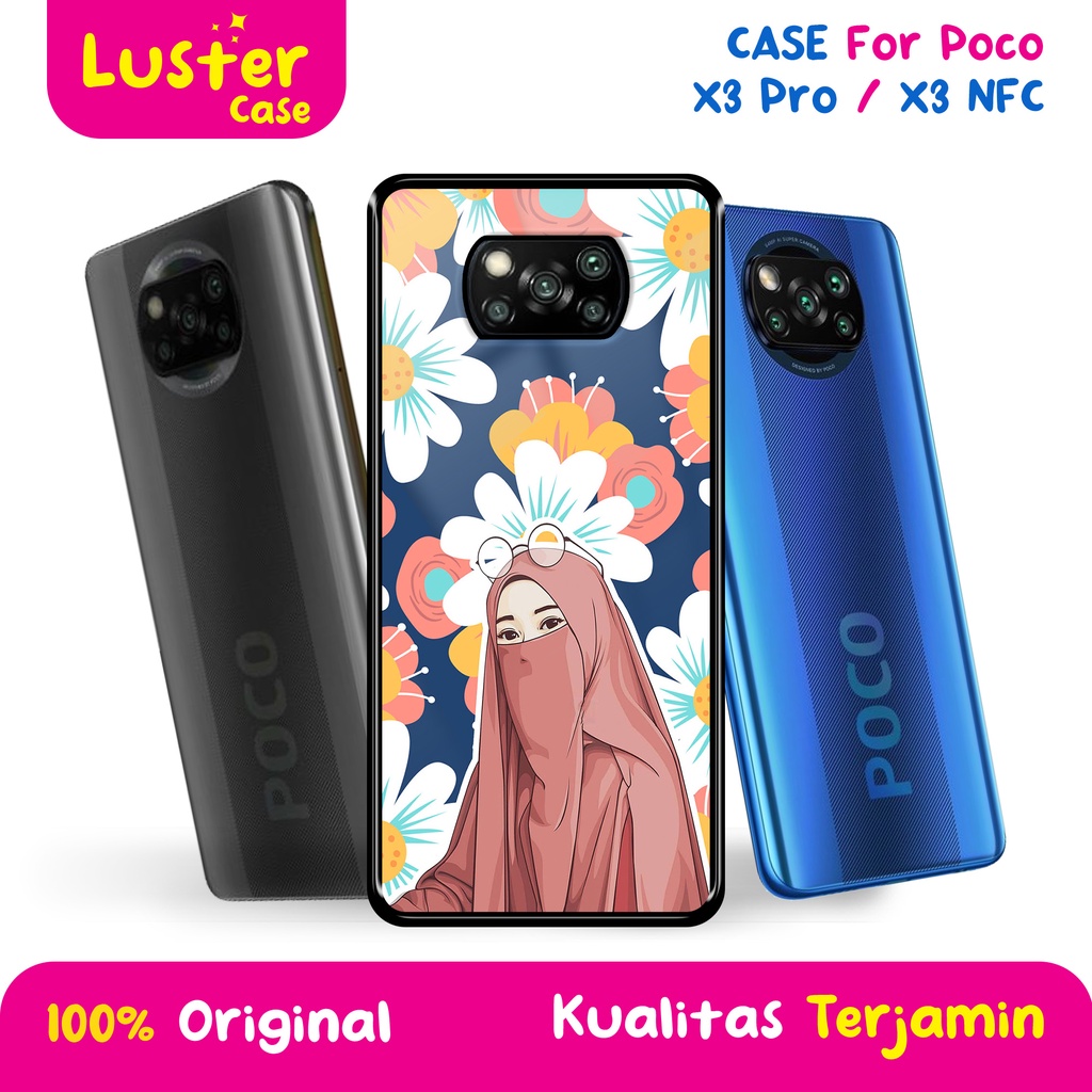 Case POCO X3/X3PRO/X3 NFC Case HP Premium Glossy [ HIJAB ] Casing HP - Softcase Glossy - Softcase PO