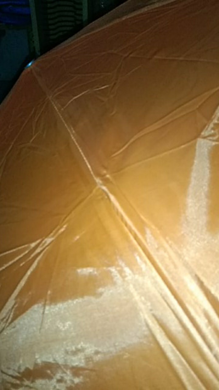 Payung Lipat 3 Polos Lapis Silver Murah (bisa Untuk Promosi) Lpm