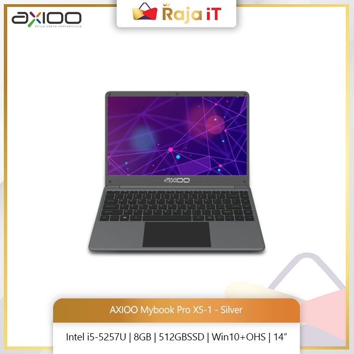 AXIOO Mybook Pro X5-1 (i5-5257u/8GB/512GB/Win10Pro+OHS/1Y/14