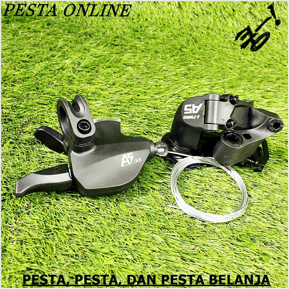 RD Dan Shifter Sepeda L-TW00 A5 9 Speed GroupSet Sepeda