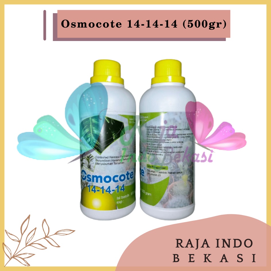 Osmocote 14-14-14 500 Gr Pupuk Slow Release Pertumbuhan Daun Seimbang Osmocote 141414 Pupuk Dekastar Seimbang