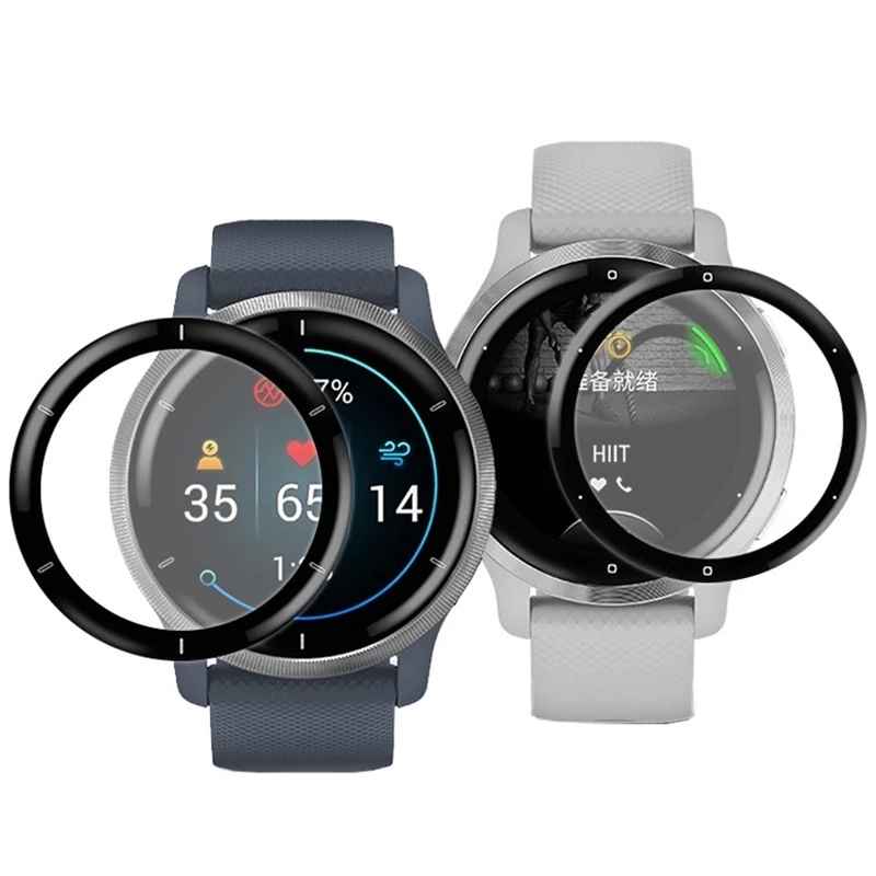 Pelindung Layar Smartwatch Garmin Venu 2 Plus Full Cover Tahan Air