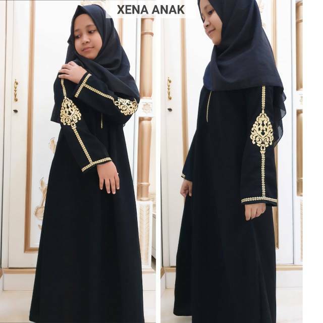 Best Seller Abaya Xena Anak Bordir Premium