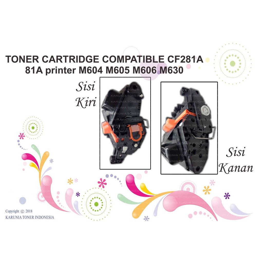 TONER CARTRIDGE COMPATIBLE CF281A 81A printer M604 M605 M606 M630