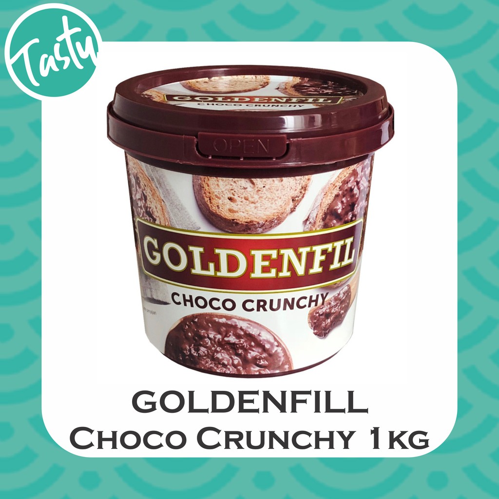 

Goldenfil Choco Crunchy Selai Coklat 1kg