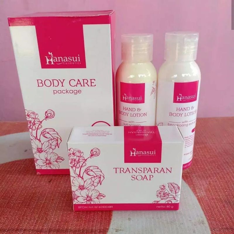 Medan Termurah Halal + BPOM Paket Body care BPOM Hanasui paket 3in1