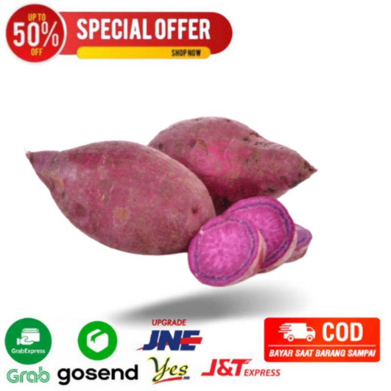 

ubu jalar ungu manis fresh segarmart bandung