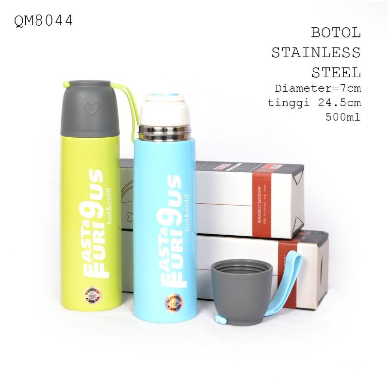 TTSHOP Botol Minum 2liter Botol minum set  botol Motivasi viral pelangi lucu free sticker botol jumbo sedang kecil I101