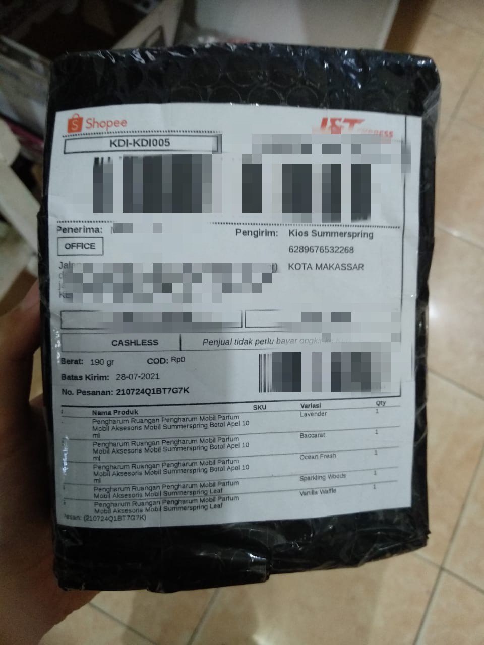 Pengharum Ruangan Pengharum Mobil Parfum Mobil Aksesoris Mobil Summerspring Botol Apel 10 Ml