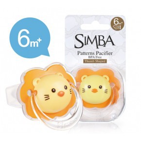 SIMBA LION THUMB SHAPED PACIFIER