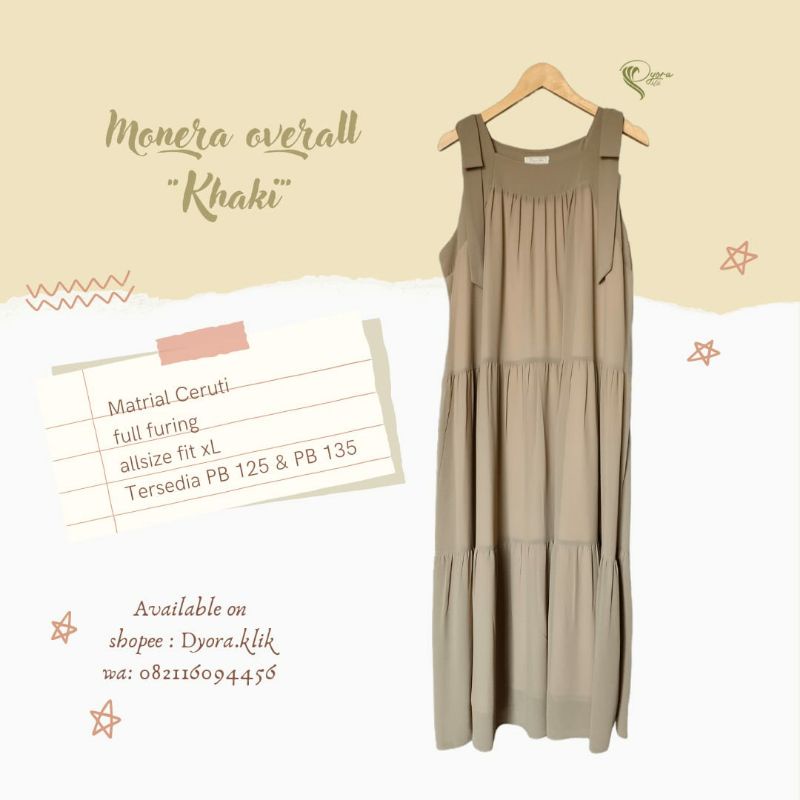 MONERA DRESS/ LOOSE DRESS/OVERALL BABYDOLL POLOS