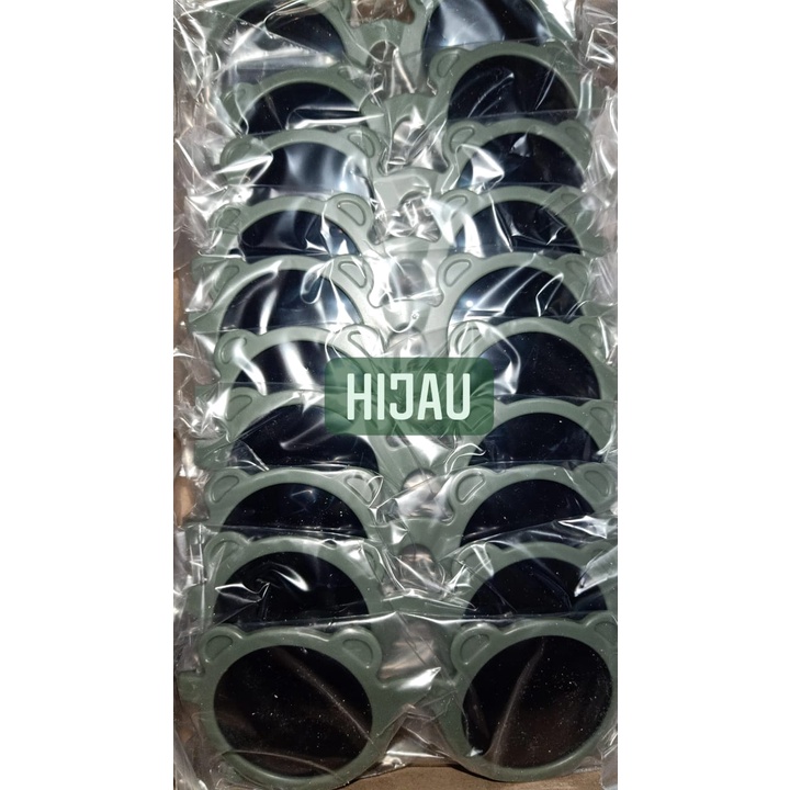TERBARU Kacamata anak fashion telinga bear kacamata beruang hitam kids sunglasses-HIJAU beruang